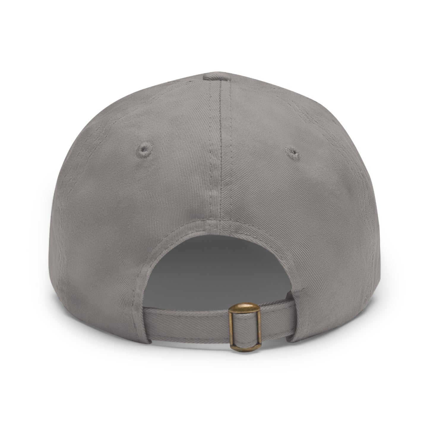 Loc’d- Dad Hat with Leather Patch (Rectangle)