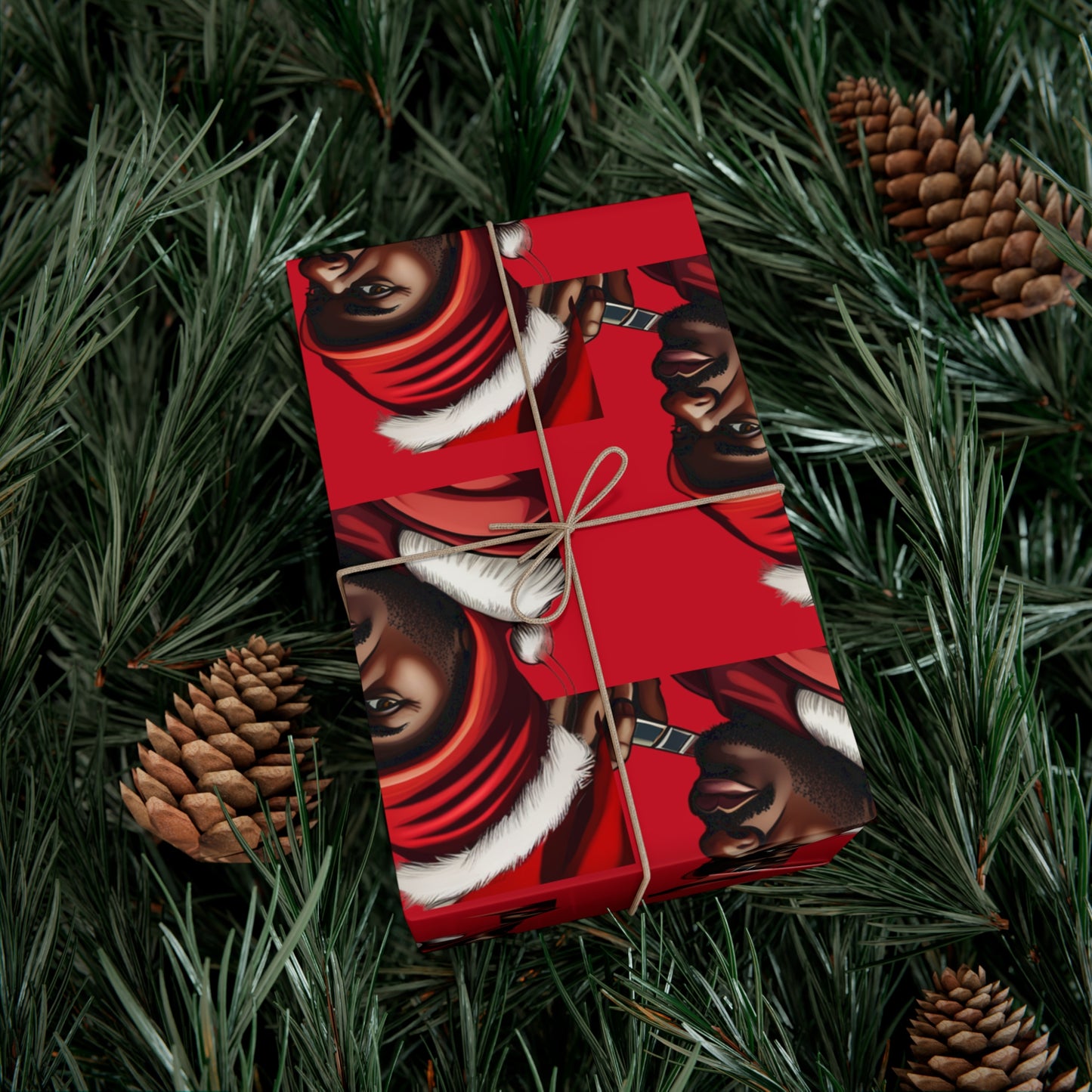 My santa of Gift Wrap Papers