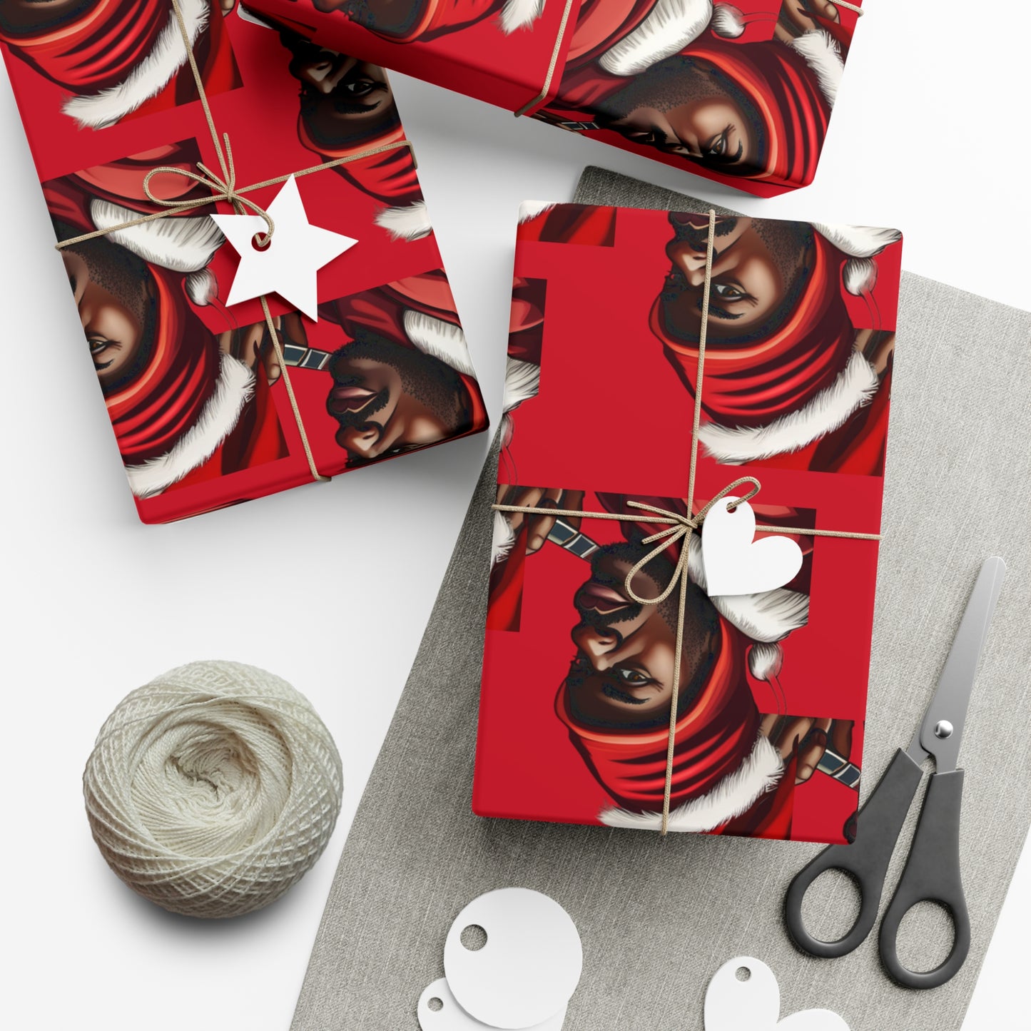 My santa of Gift Wrap Papers