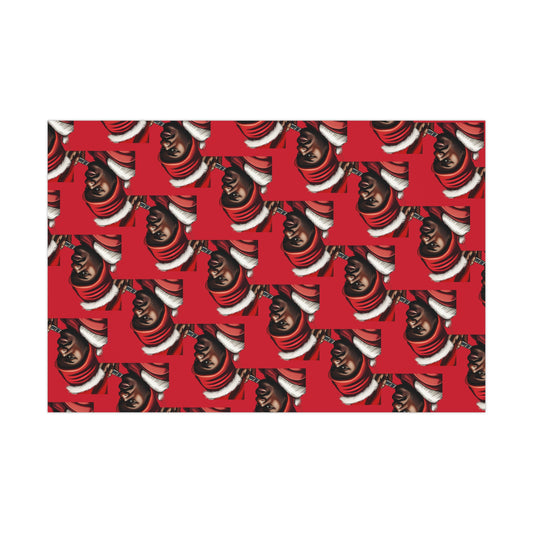 My santa of Gift Wrap Papers