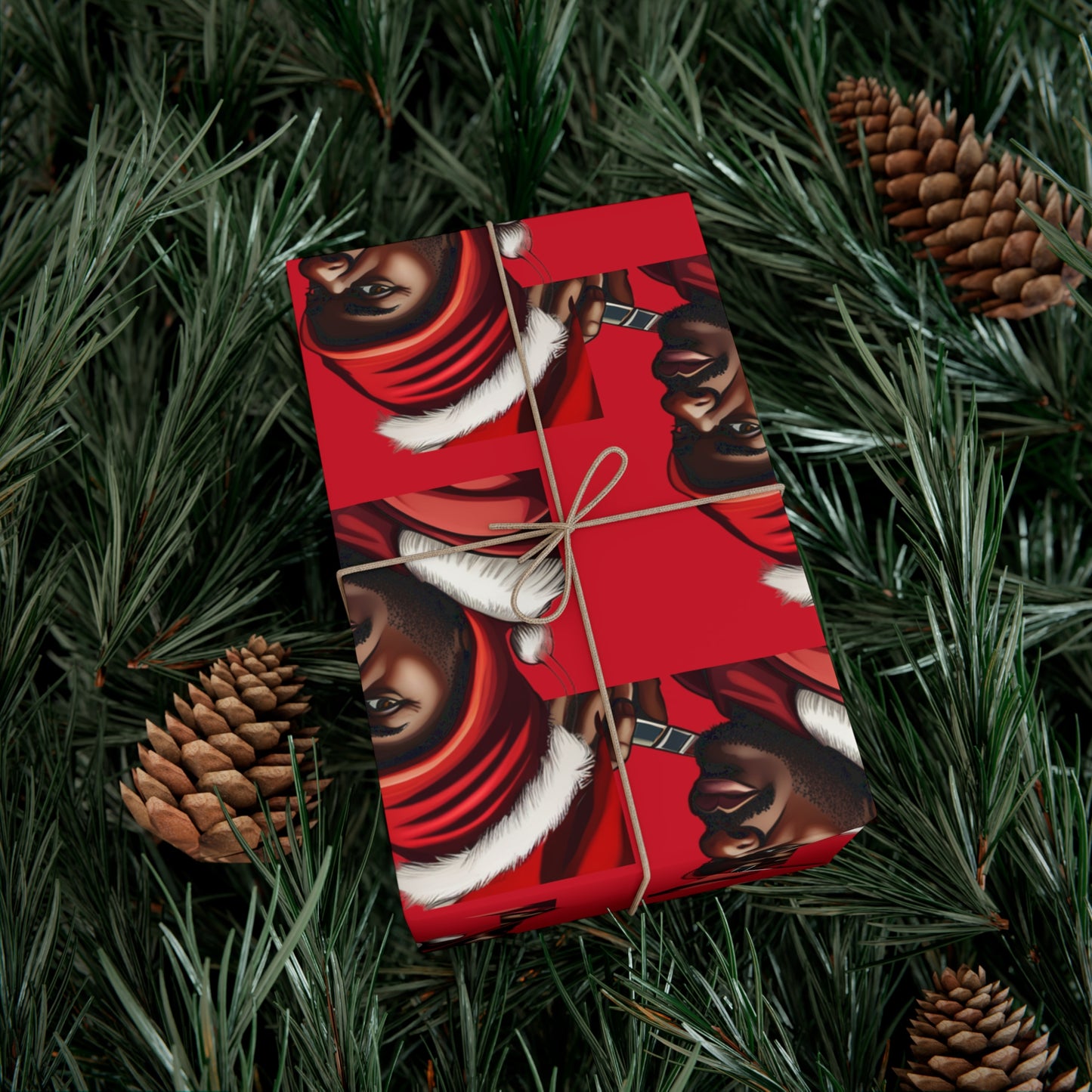 My santa of Gift Wrap Papers