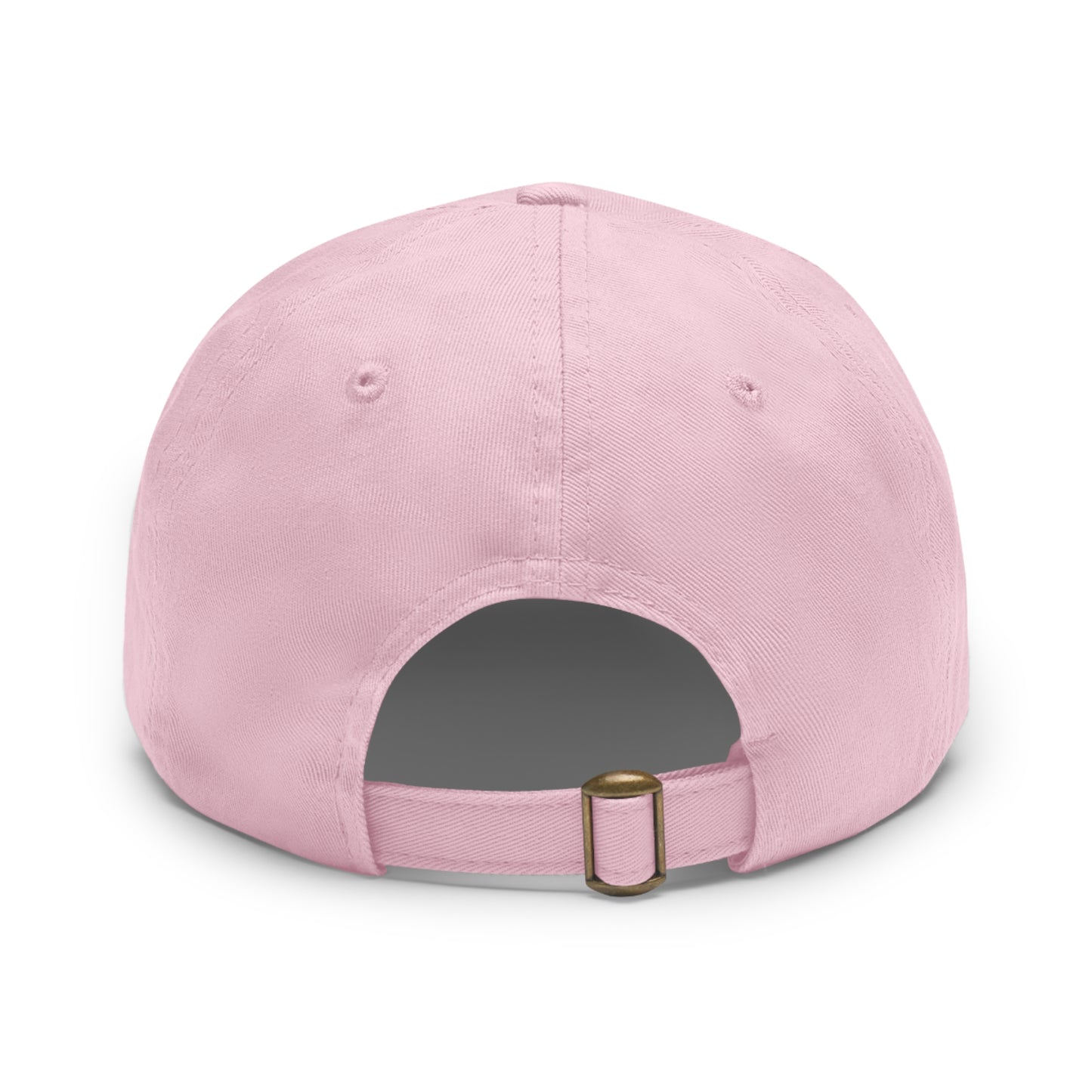 Loc’d- Dad Hat with Leather Patch (Rectangle)
