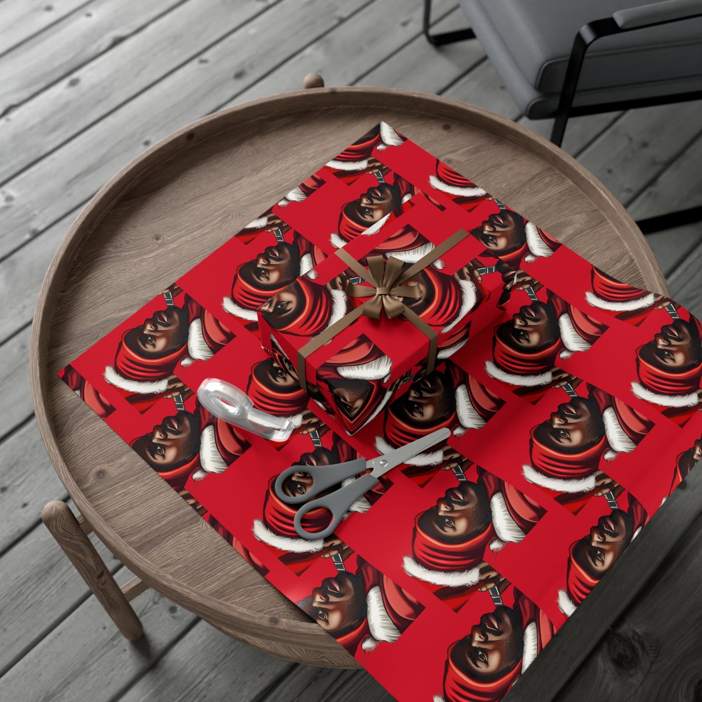 My santa of Gift Wrap Papers