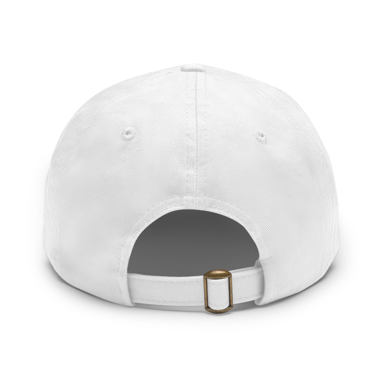 Loc’d- Dad Hat with Leather Patch (Rectangle)